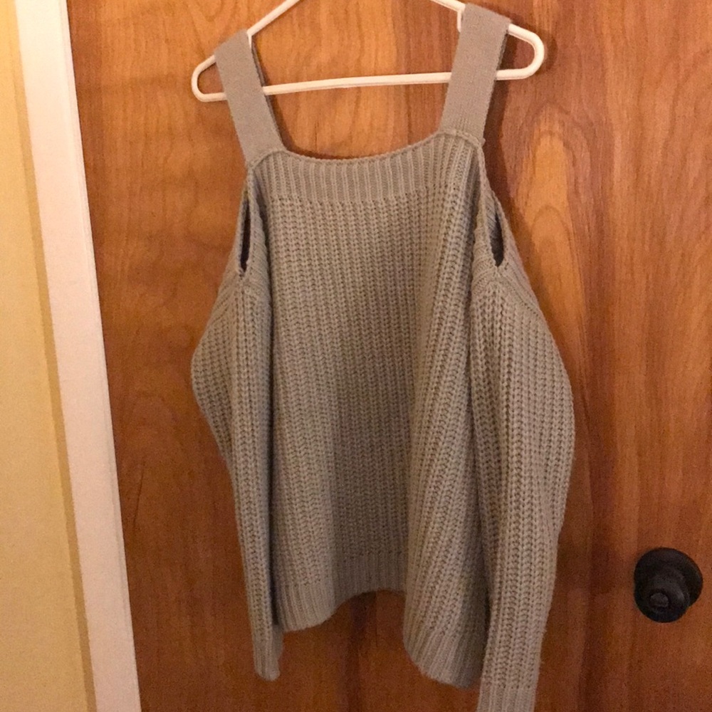 Design Lab - Off the Shoulder Knit Sweater